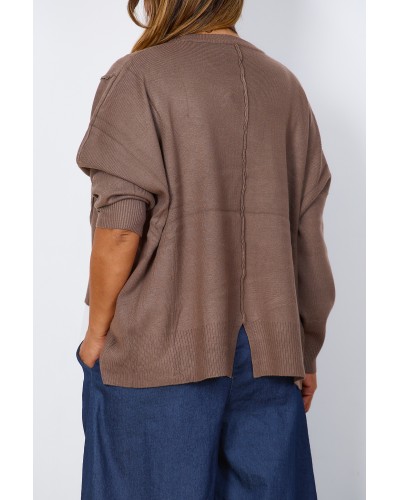 Maglione Oversized Terminatie Camasa Fata