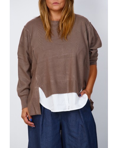 Maglione Oversized Terminatie Camasa Fata