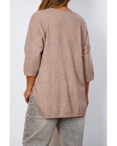 Maglioncino Oversized  Flex Cappuccino