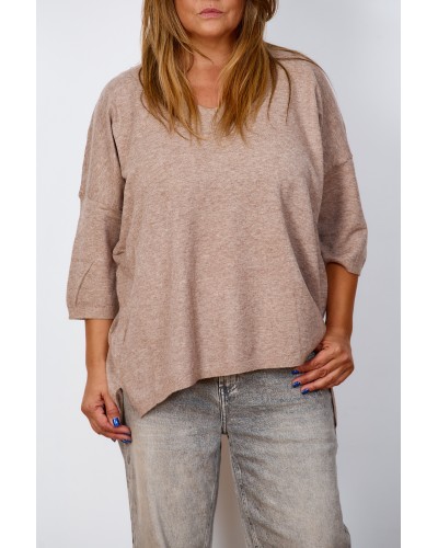 Maglioncino Oversized  Flex Cappuccino