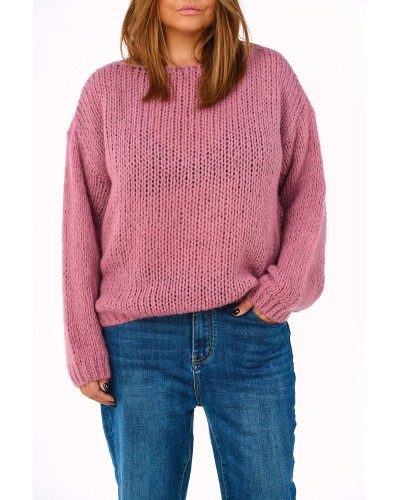 Pullover Mix Mohair KNOT Bonbon