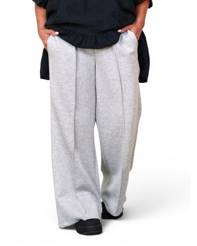 Pantaloni Boyfriend Betelie Elastica Grigio